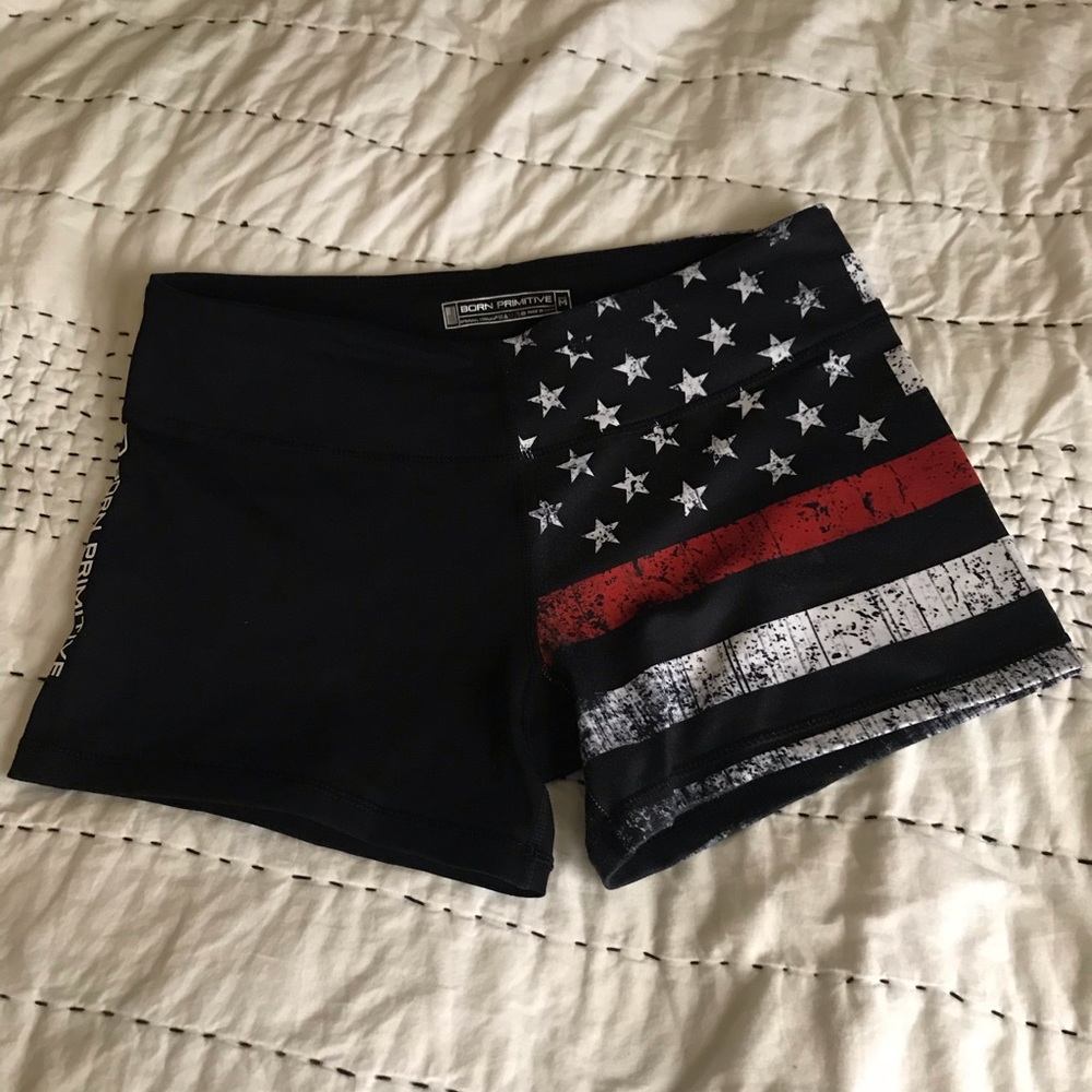 Born Primitive Double Take booty shorts | Red line